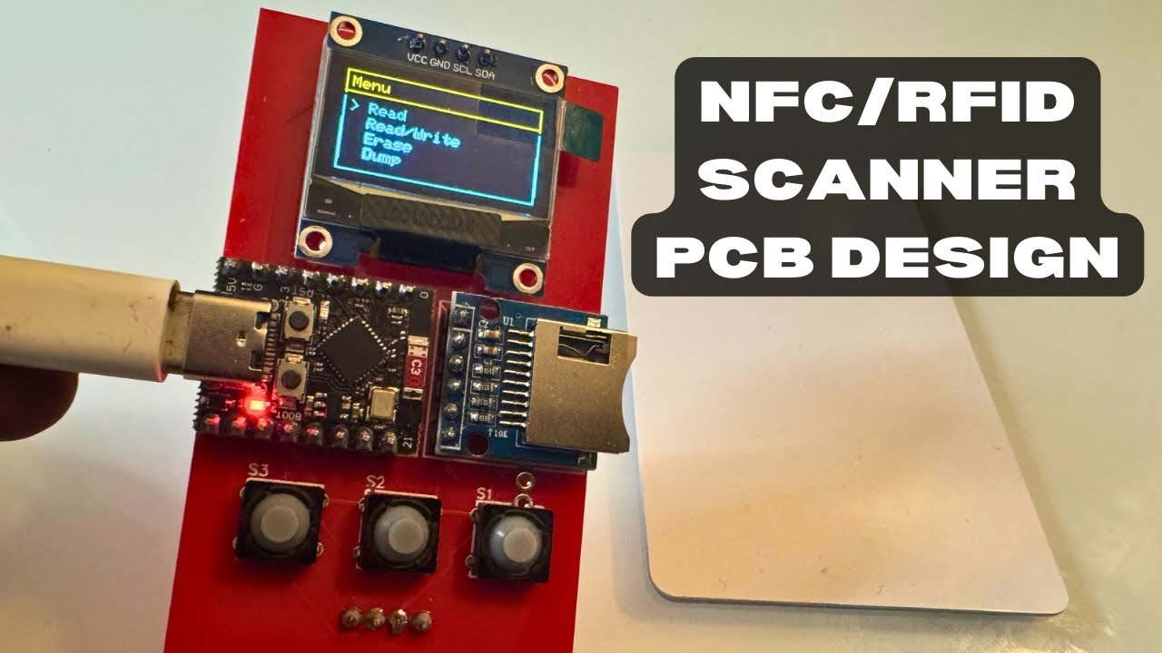 Tiny ESP32 RFID/NFC Device | PCB Design