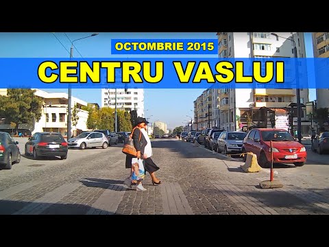 Orasul VASLUI oct 2015 traseu Crucea Garii - Centru video Full HD