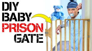 הכנתי שער עץ לתינוק בעצמי - איך התינוק שלי הגיב? | XDIY