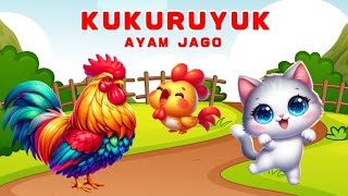 Kukuruyuk, Lagu Anak Indonesia 🐓 Belajar Bernyanyi Dan Anak Gembira | Kukuruyuk Ayam Jago Namanya