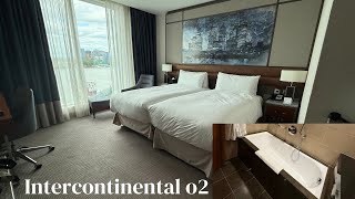 Intercontinental London - The o2 Room Tour | Room 504 | Classic Twin with river 
