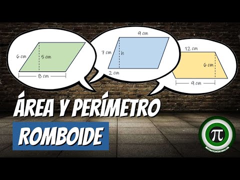 ÁREA Y PERÍMETRO DE UN ROMBOIDE