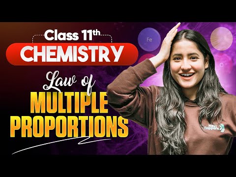 Prarambh 2025 | Law of Multiple Proportions Class 11 Explained in 1 Mins | 11th Chemistry Chapter-1