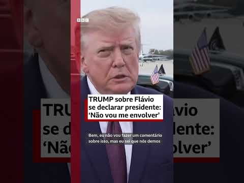 Trump: ‘Ele e a família foram tratados de forma muito injusta’ 🇺🇸