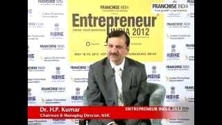 Dr. H.P.Kumar of National Small Industries Corporation at Entrepreneur India 2012 image