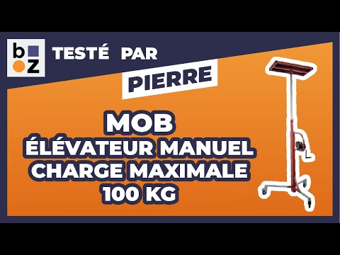 Élévateur manuel - charge maximale 100 kg MOB