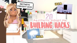 20 BUILDING HACKS & TIPS in Adopt Me!  *Aesthe