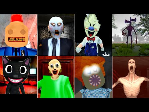 Game Over #51 - Ice Scream 5 - Jigsaw Granny 3 - Cartoon Cat SCP - Branny Teacher - & More