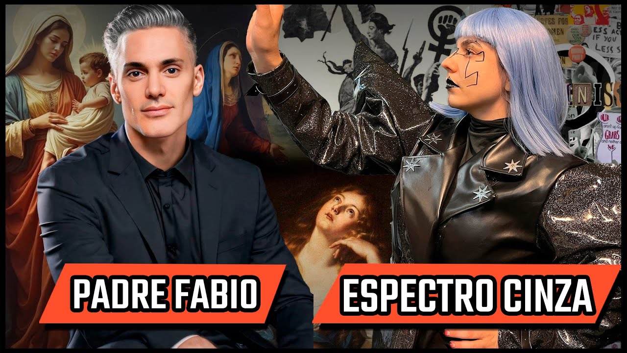 PADRE FÁBIO MARINHO E ESPECTRO CINZA - PADRE X FEMINISTA  - PODCAST 3 IRMÃOS #655