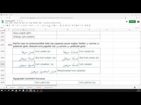 22. hafta whatsarapp: hâl, misaf fiil çekimi