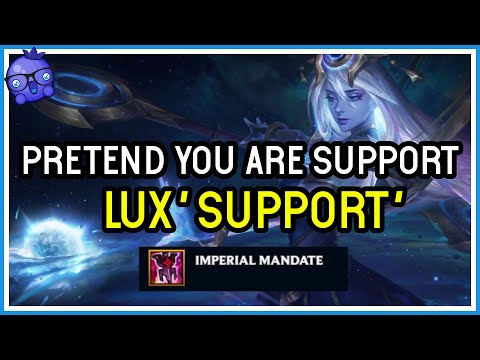 Lux Support buying Support items but not actually a normal Support - League of Legends