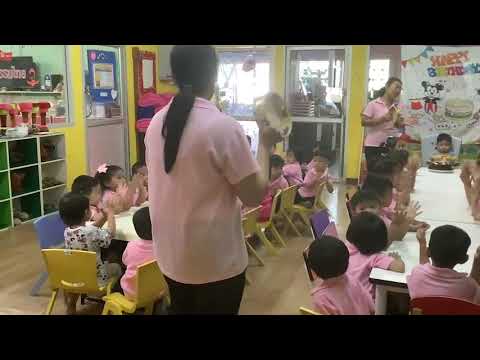กิจกรรมเข้าจังหวะ ร้องเพลง happy birthday ที่พร้อมสุขเนอสเซอรี่
