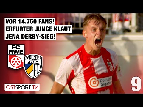 In front of 14,750 fans! Erfurt boy steals Jena derby victory: RW Erfurt vs. CZ Jena | Regionalli...