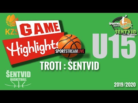 U15 Troti : Šentvid / highligts