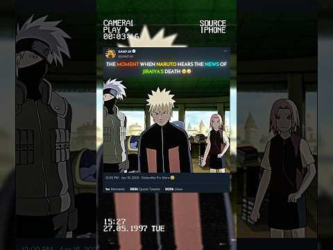 NARUTO AFTER JIRAIYA DEATH 🥺😭