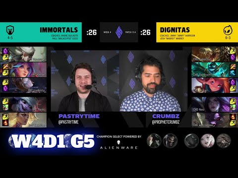 Immortals vs Dignitas | Week 4 Day 1 S11 LCS Spring 2021 | IMT vs DIG W4D1