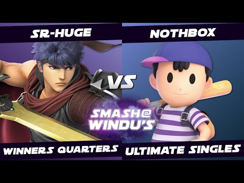 Smash @ Windu's 188 - Sr-Huge (Ike) vs NotHbox (Ness, Jigglypuff) - Winners Quarters SSBU