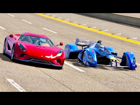 Koenigsegg Regera engine F1 2004 vs Red Bull X2010 - Nardo Speed Ring