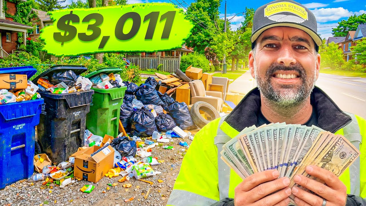 A Day in the Life Making $3,000 Hauling Junk