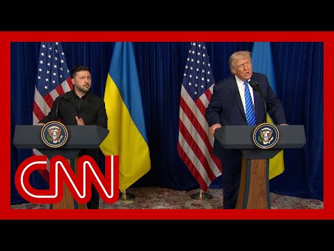 Trump and Zelensky hold post-meeting press conference