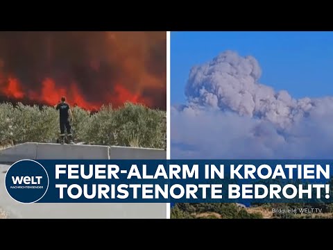 WALDBRÄNDE IN KROATIEN: Polizei ermittelt wegen Brandstiftung – Touristenorte in Gefahr!