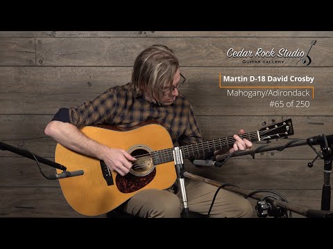 Martin  D-18DC David Crosby Signature Edition Mahogany /Engelmann Spruce image 11