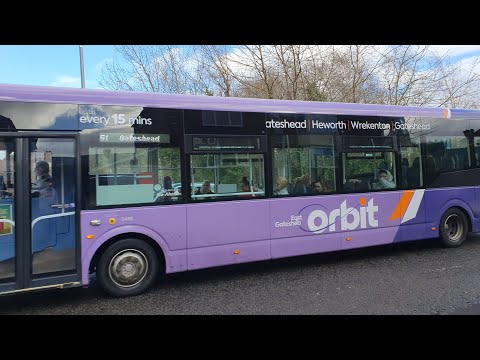 East Gateshead Orbit 51 - Go North East 5449 - NK66 EVL For @NEbusesAndTrains11720