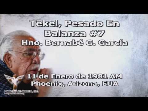 2014Oct15 Wed Service Tekel, Pesado En Balanza #7 Bernabe G Garcia
