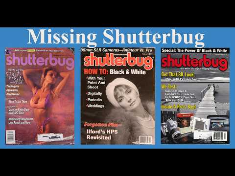 Looking Back at Shutterbug Magazine. Gone but not Forgotten.