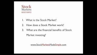 Stock Market for Dummies - A beginners introduction to Stock Markets