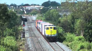 preview picture of video '073 on Ballina-Waterford DFDS liner at Killinard 260811'