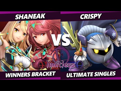 DAT Limitless 2 - Shaneak (Pyra Mythra) Vs. Crispy (Meta Knight) Smash Ultimate - SSBU