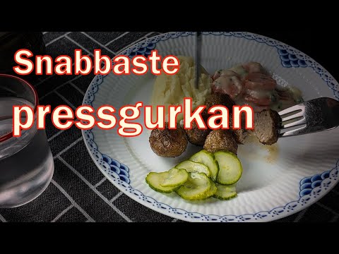 Snabbaste pressgurkan