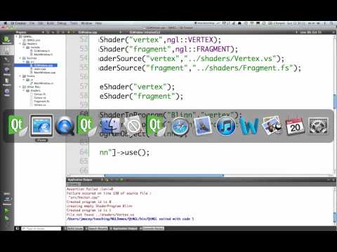 Using Qt and NGL  Pt 9