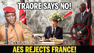 [On CAM] Ibrahim Traoré REFUSES Macron Ruto Africa Summit in Kenya