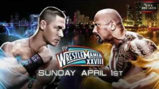 WWE Wrestlemania XXVIII (28) : John Cena Vs The Ro