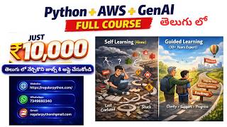Become Data Engineer + AI Engineer @ ₹10K 🚀 | Python, AWS, PySpark, GenAI (Telugu)