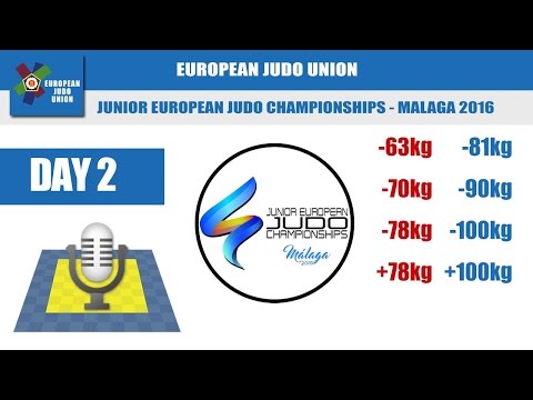Junior European Judo Championships - Malaga 2016 - Day 2