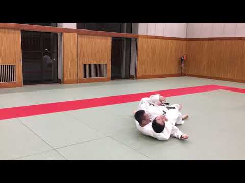 今流行りの一本背負いを切り返す技  回転式送り襟締め（鴨柔会）Judo 柔道