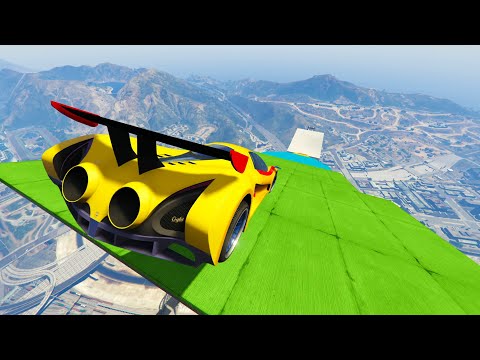 MEGA RAMPA 99% IMPOSIBLE RESBALADIZA!! - GTA V ONLINE