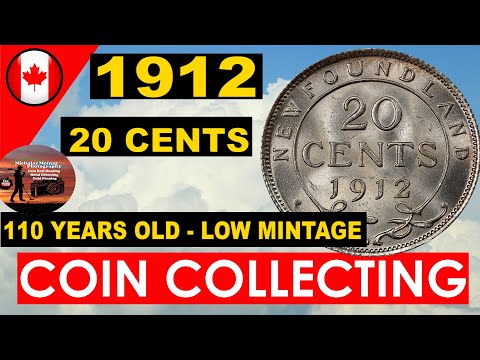 110 Year Old Coin Canada Newfoundland low Mintage Silver