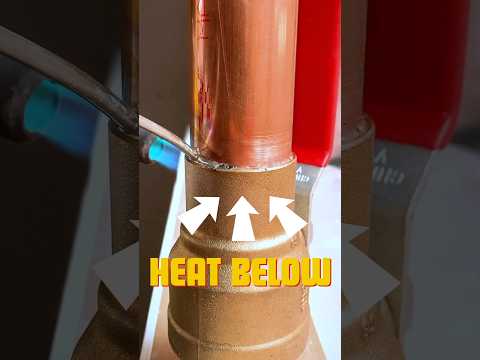 DIY: How to Solder Pipe Joints Like a Pro #diy #soldering #asmr #youtubeshorts