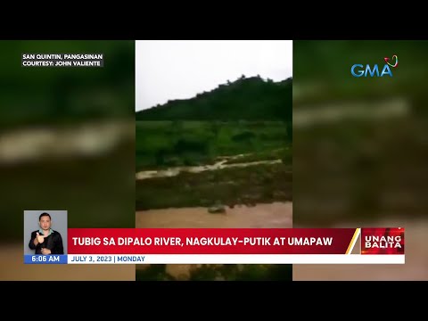 Tubig sa Dipalo River, nagkulay-putik at umapaw UB