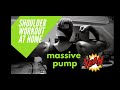 PUMP YOUR SHOULDERS WITH DUMBBELLS WITHOUT DUMBBELLS WORKOUT AT HOME SHOULDER EXERCISES