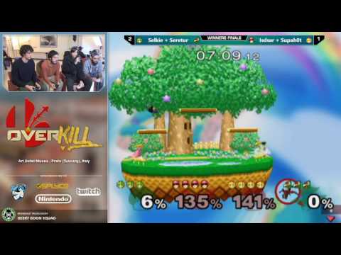 Overkill 2 - Selkie + Seretur Vs. Isdsar + Supah0t - Winners Finals - Melee Doubles