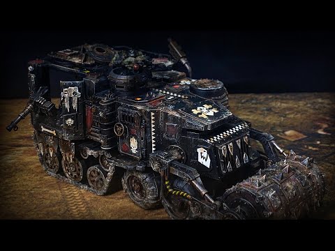 Speed Painting a Goff Ork Battlewagon