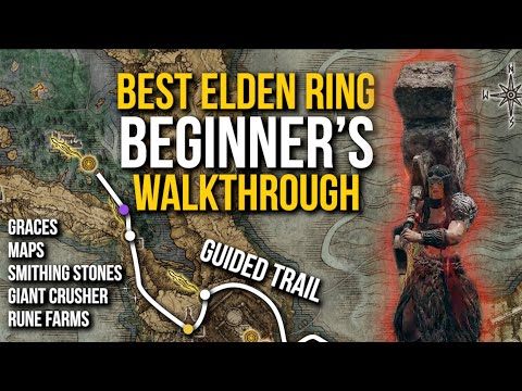 Elden Ring Strength Build - First 60mins of Gameplay | Best Starting Route w/Map Guidance!