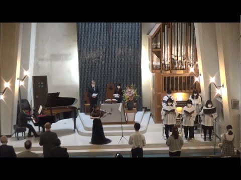 北星学園大学開学60周年感謝礼拝　学歌斉唱
