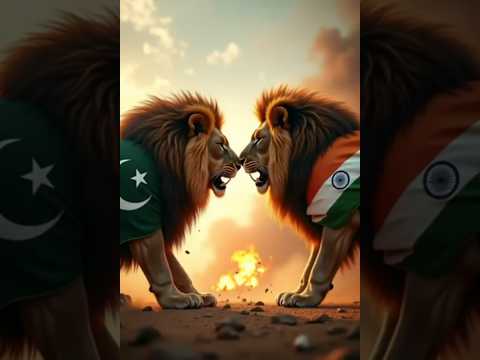 Pakistan vs India#trending#foryou#cartoon#viralvedio#pakistan#cartoonanimal#ai#pakindiawar#j17 jets