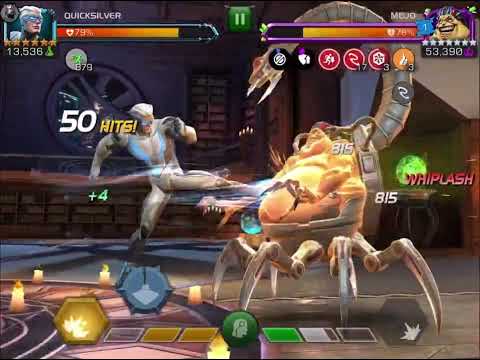UNAWAKENED Quicksilver Runs Through 7 STAR THREAT LEVEL 5 Mojo Boss! | MCoC